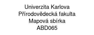 Univerzita Karlova - Přírodovědecká fakulta - Mapová sbírka